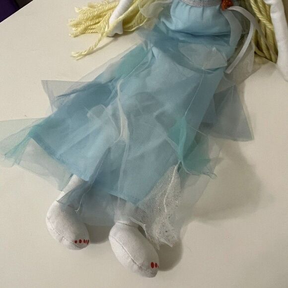 Pottery Barn Kids Designer Doll Mermaid on Land Sea Princess Blue Dress 18" - Picture 5 of 13